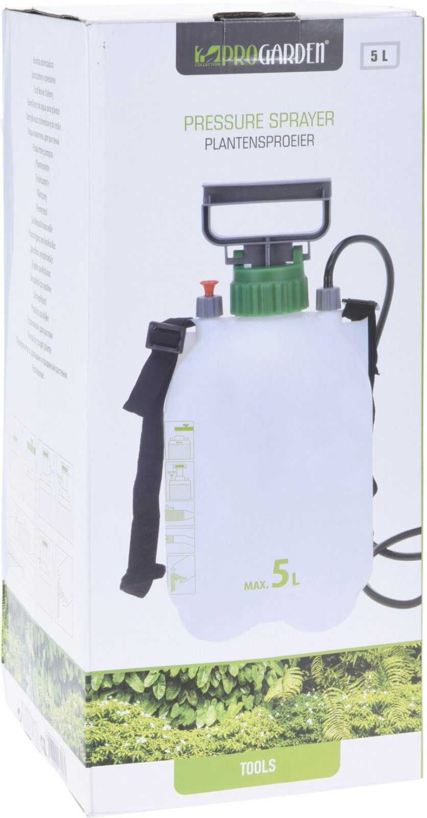 Progarden Drucksprühgerät Drucksprüher Gartenspritze Sprühflasche 5 L Lanze günstig online kaufen