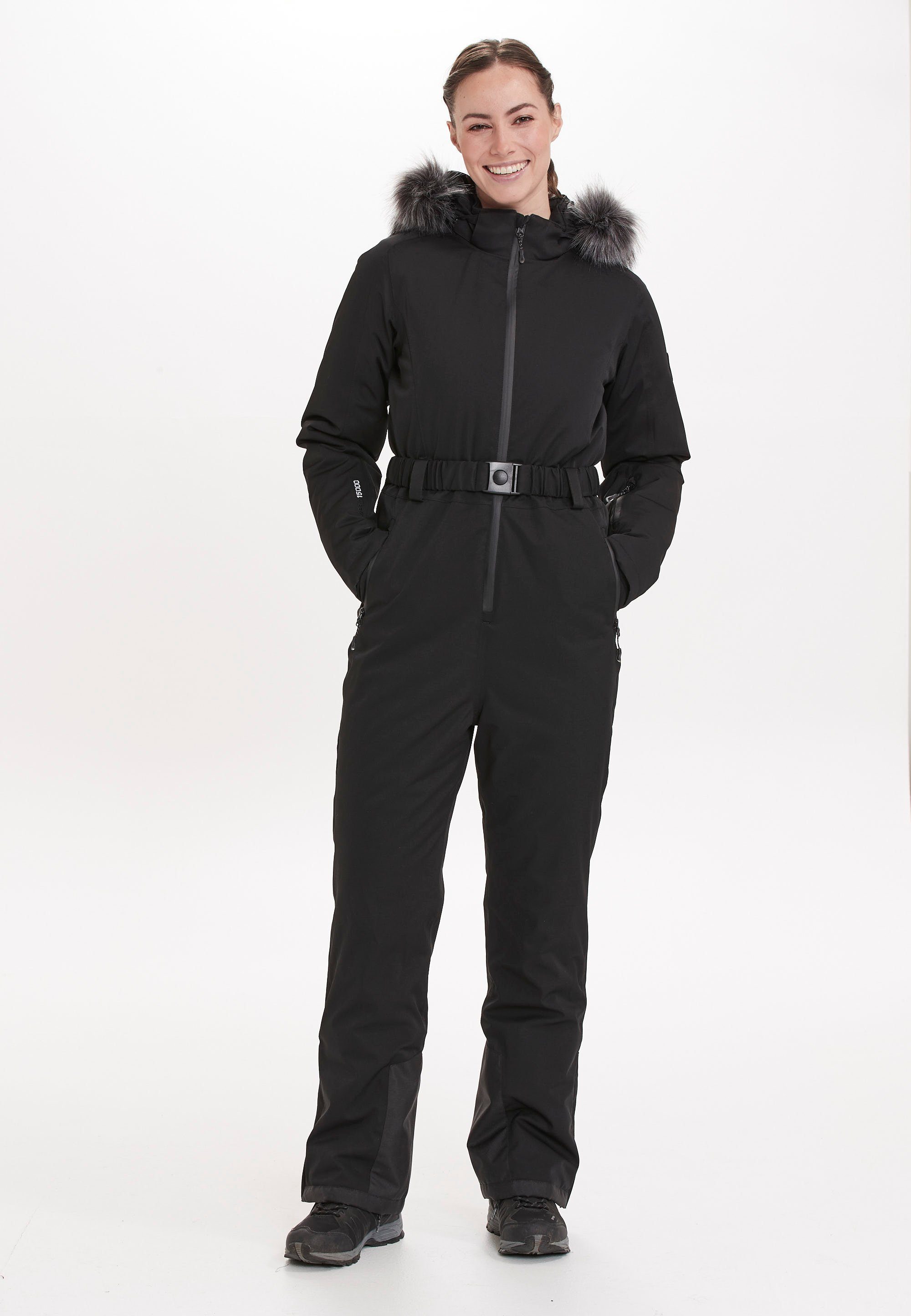 WHISTLER Skianzug Courtney, mit wind- und wasserdichtem Funktionsmaterial schwarz | Schneeanzüge