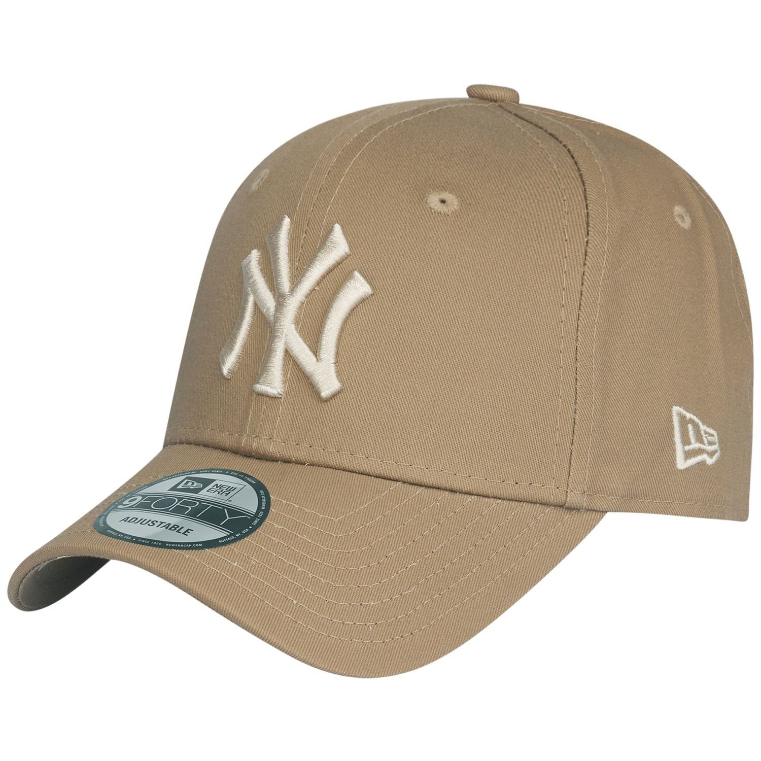 New Era Baseball Cap 9Forty Strapback New York Yankees Khaki