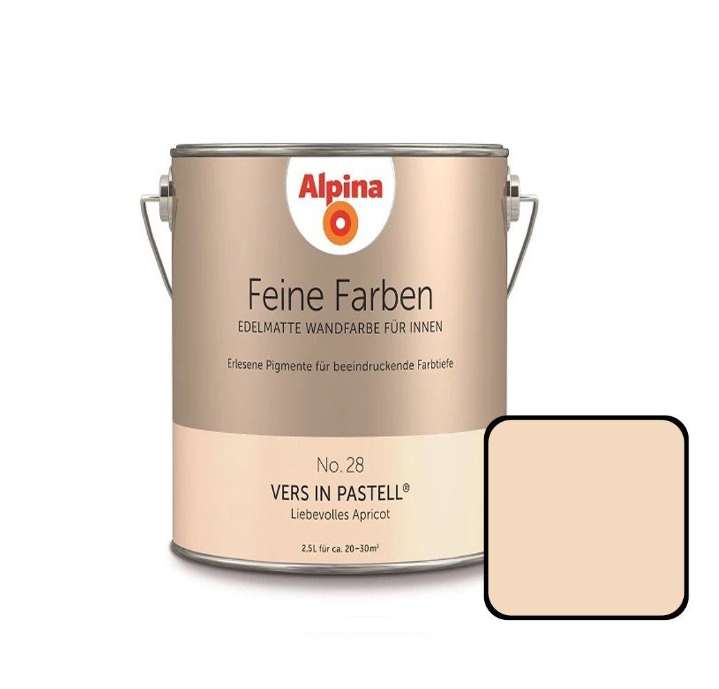 Alpina Wandfarbe Alpina Feine Farben No. 28 Vers in Pastell 2,5 L