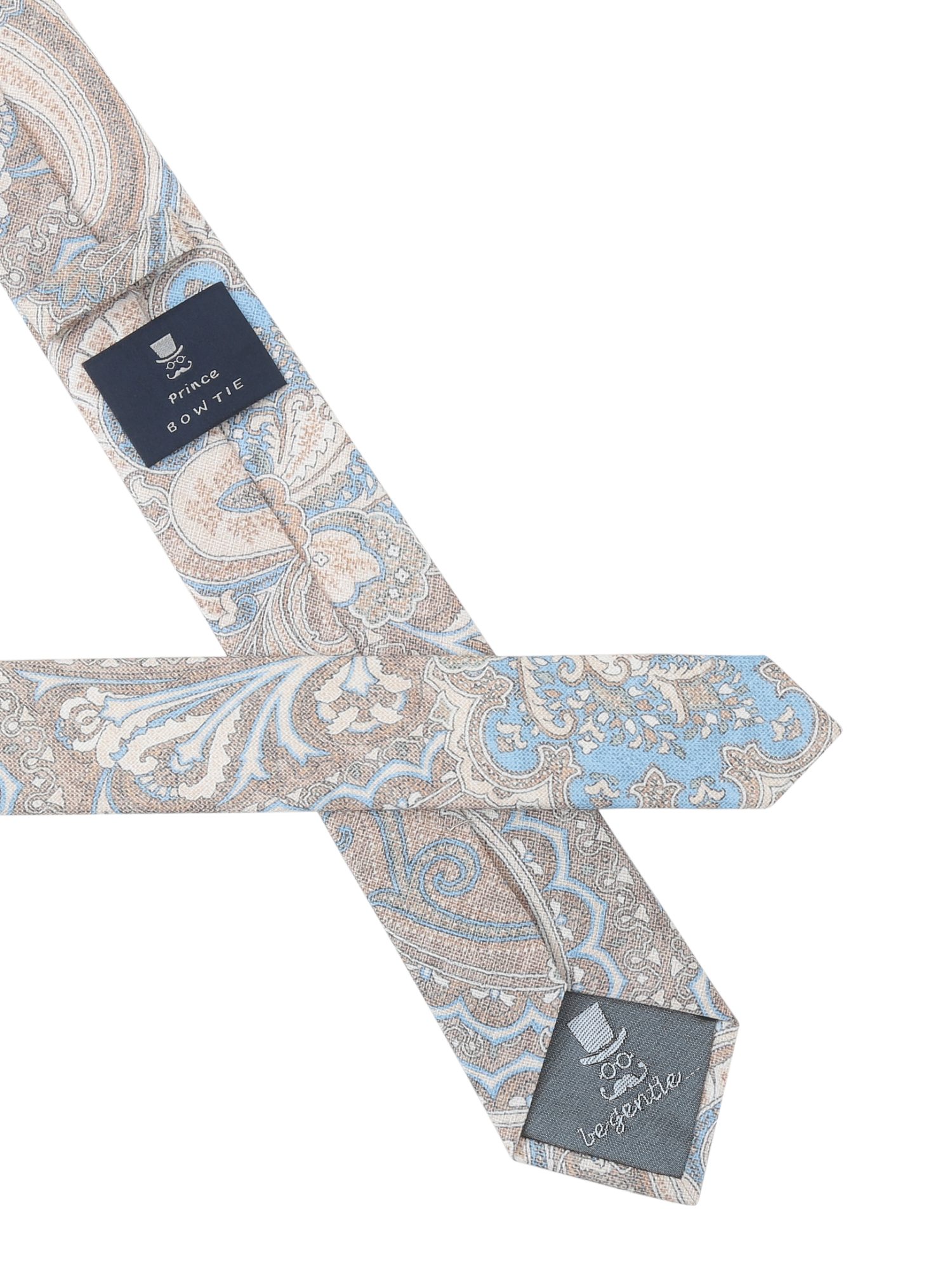 Prince Bowtie Krawatte braun,Elegant,Baumwolle,Paisley