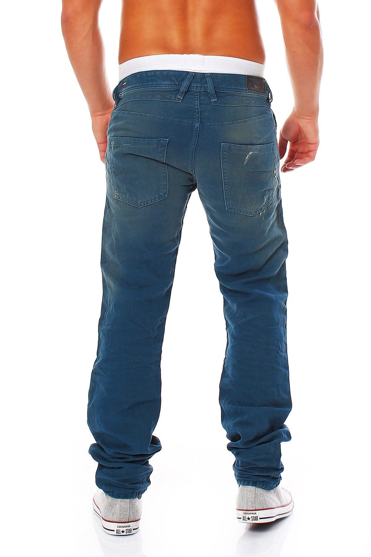 Diesel Regular-fit-Jeans Herren Belther 0818V Vintage Dirty Used-Look 5-Pocket-Style