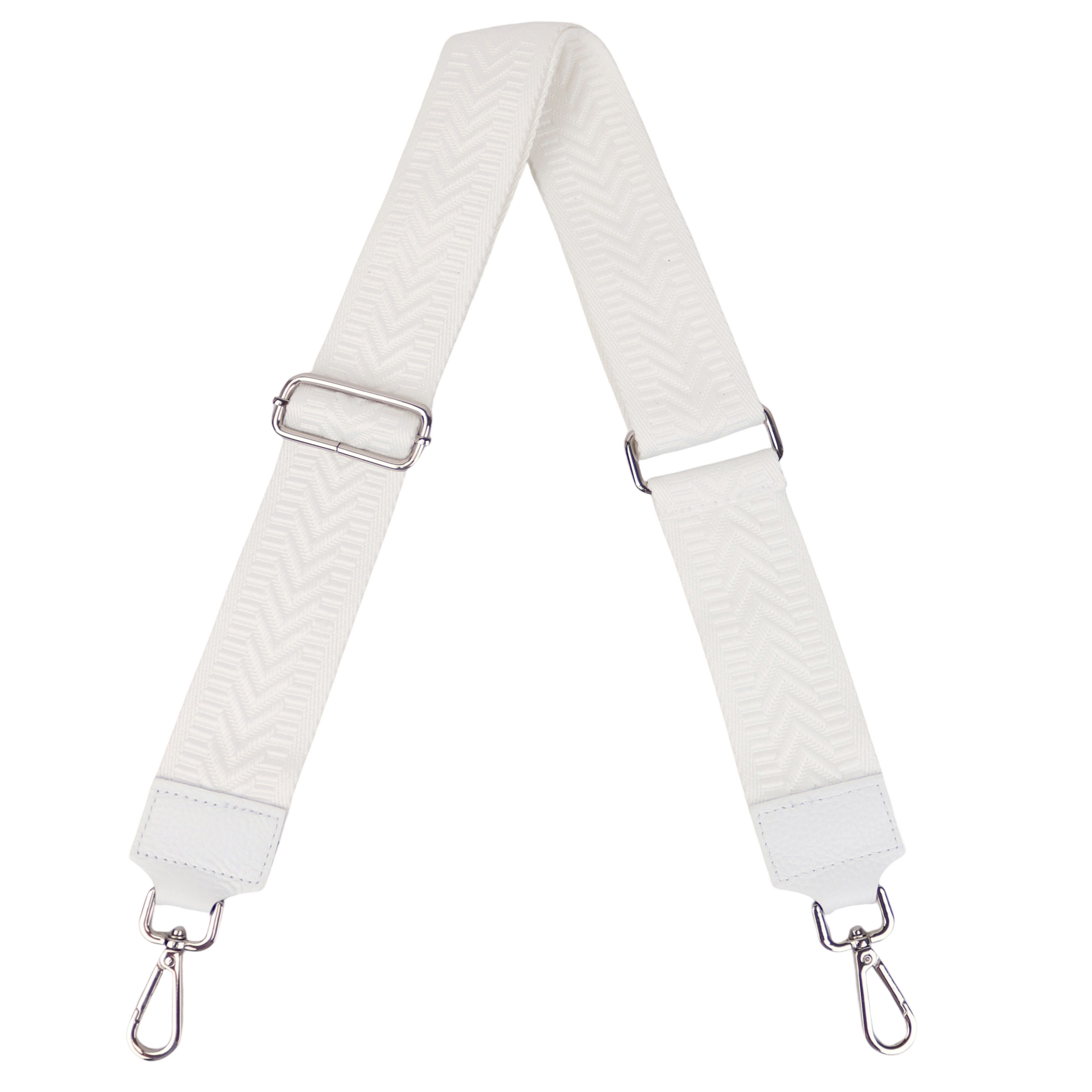 MIRROSI Schulterriemen Made in Italy aus Echtleder Schultergurt für Tasche zum Wechseln (Farben in: Rosa,Rot,Babyrosa,Orange,Flieder,Weiß, 1x Taschengurt) 5cm Breit Bohemian Style