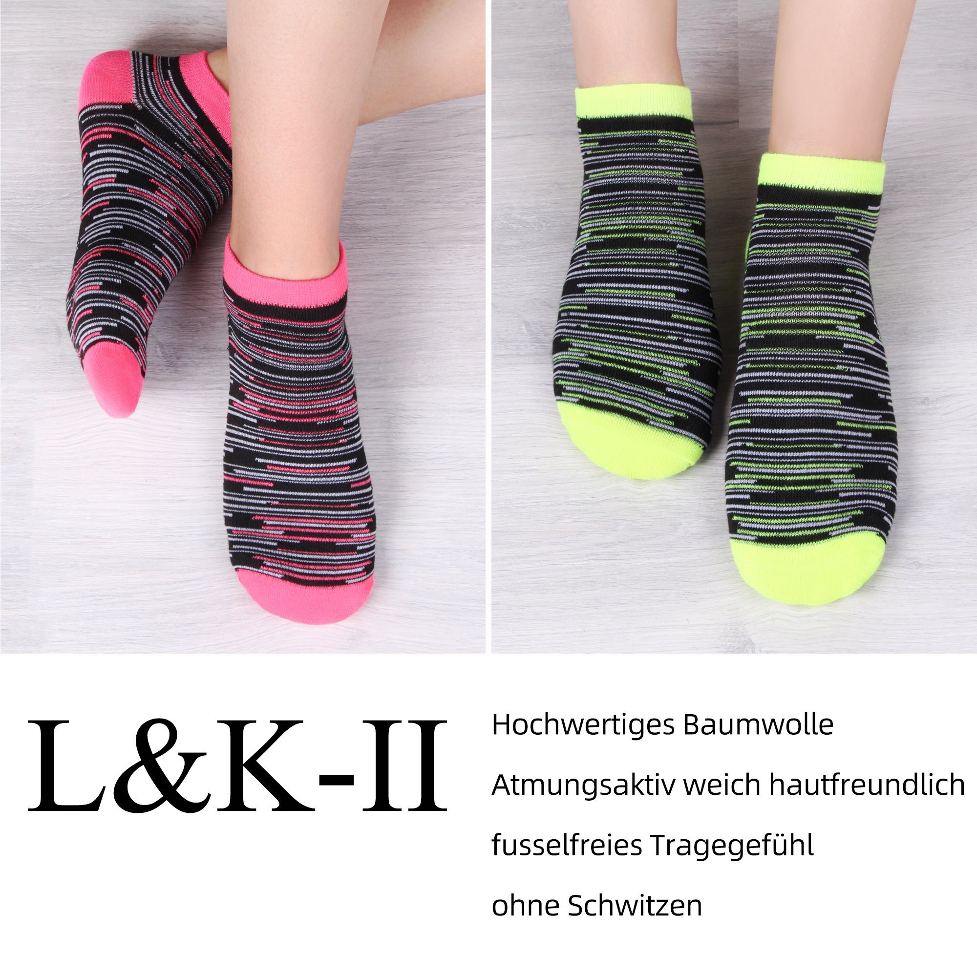 Libella Sneakersocken 92220 (12er-Pack) Sneaker Socken uni Farbe