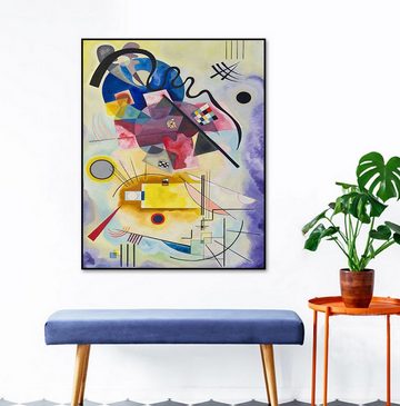 TPFLiving Kunstdruck (OHNE RAHMEN) Poster - Leinwand - Wandbild, Wassily Kandinsky - Berühmte Motive (Motiv in verschiedenen Größen), Farben: Leinwand bunt - Größe: 20x30cm
