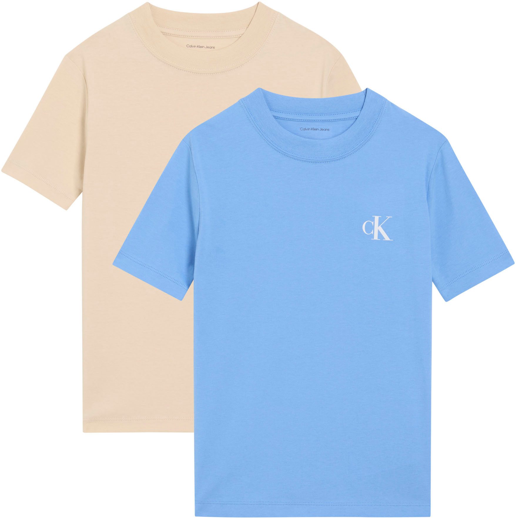 Calvin Klein Jeans T-Shirt 2-PACK MONOGRAM TOP (2-tlg) Regular fit für Kinder, 2er-Set