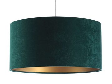 Kiom Pendelleuchte Hängeleuchte Jalua P Velours green & gold Ø 40 cm, Leuchtmittel nicht inklusive, Leuchtmittel abhängig