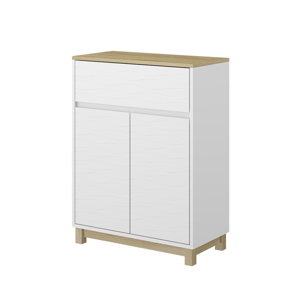 Vicco Midischrank Livia, Weiß/Holz, 60 x günstig online kaufen