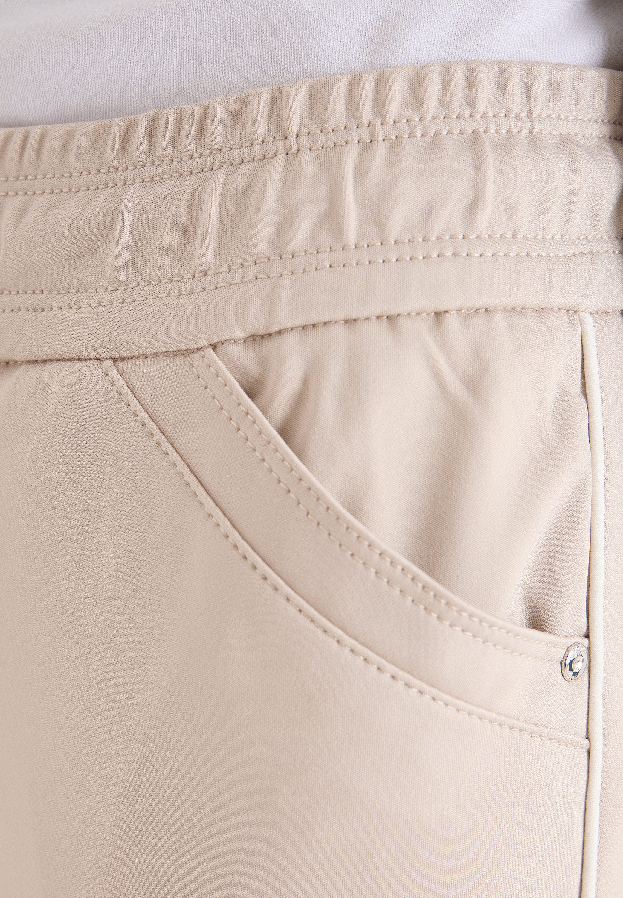 CECIL Stoffhose Style Tracey mit Gallonstreifen und elastischem Bund mit Tunnelzug