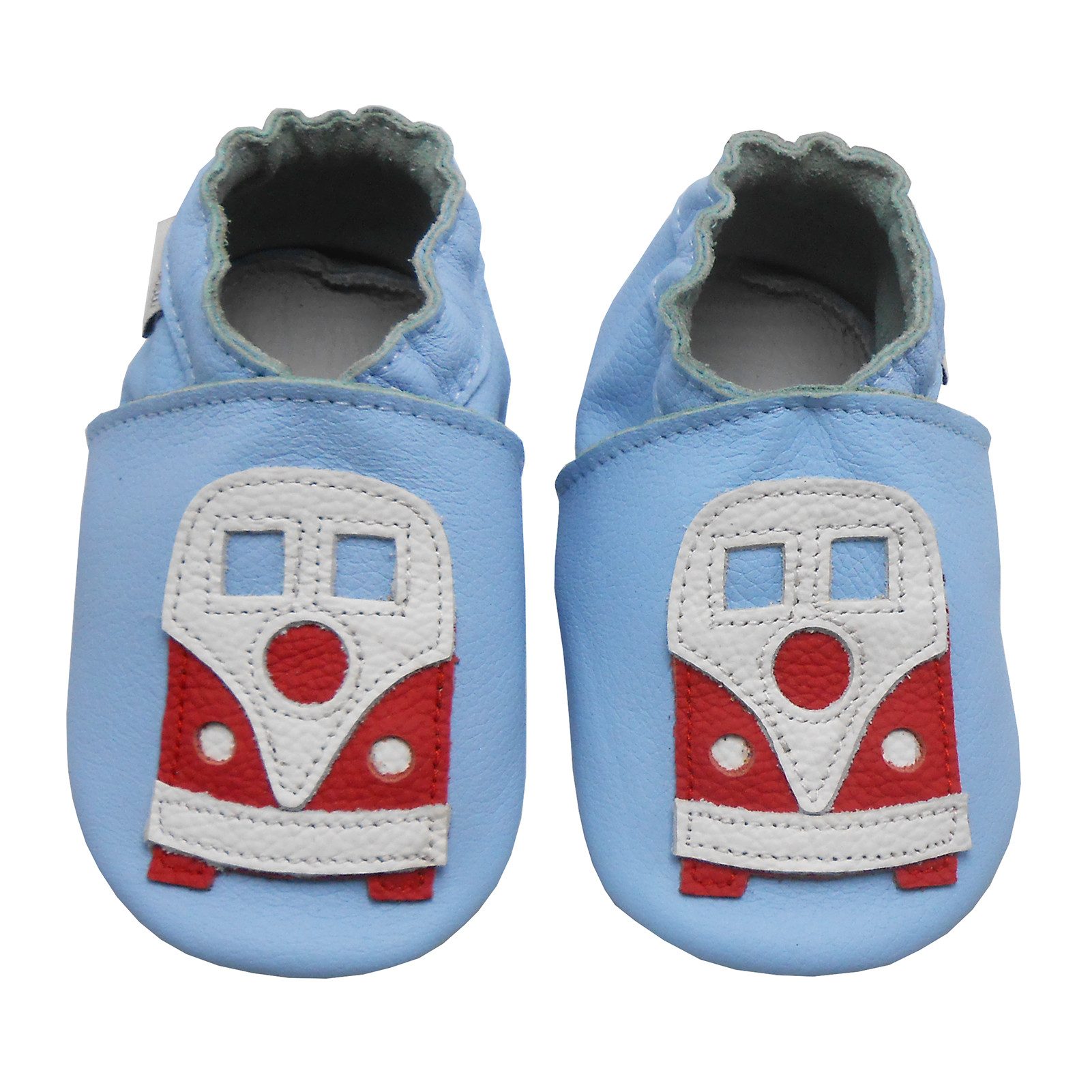 Bemesu Weiche Leder Krabbelschuhe Baby Lauflernschuh Lederpuschen Maus Barfußschuh Echtes Leder