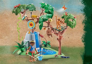 Playmobil® Konstruktions-Spielset Tropischer Dschungel-Spielplatz (71142), Wiltopia, (138 St), teilweise aus recyceltem Material; Made in Germany