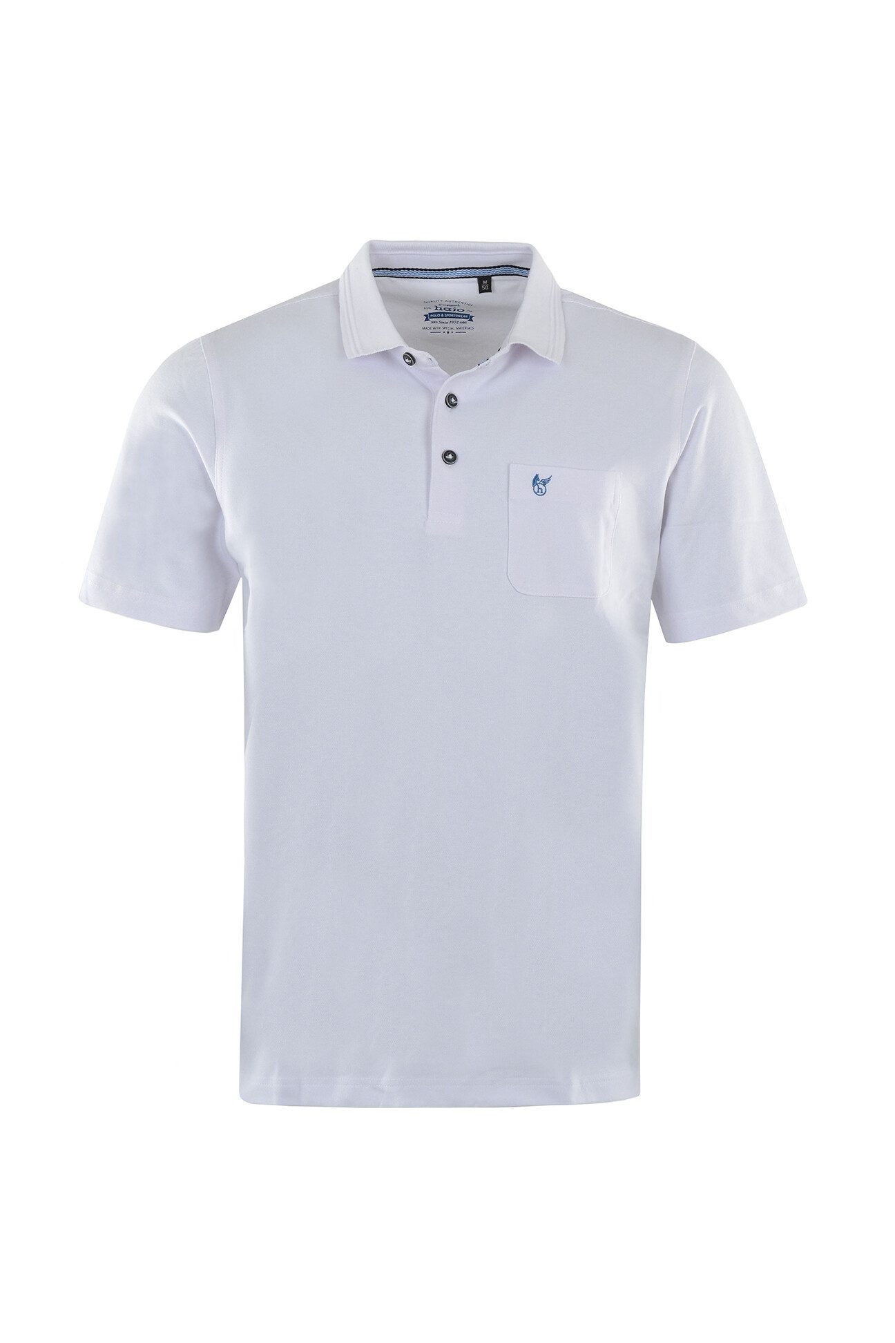 Hajo Poloshirt 20083-609 Flachstrickkragen mit 3-er günstig online kaufen