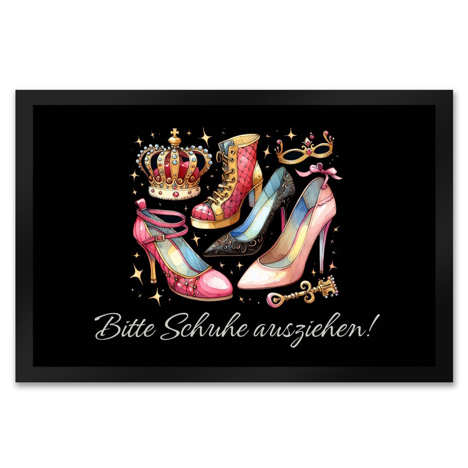 speecheese Fußmatte Schuhe ausziehen Fußmatte XXL in 50x75 cm mit Spruch Bi günstig online kaufen