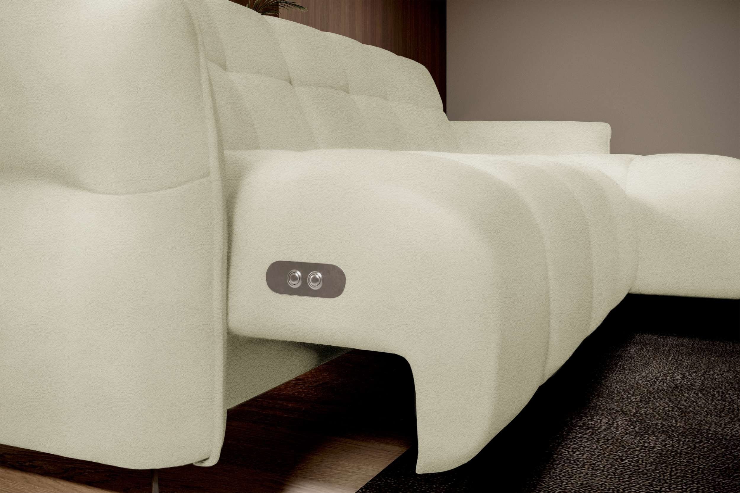 Bettfunktion, rechts inklusive Miliano, links wahlweise oder Stylefy Sitztiefenverstellung L-Form, bestellbar, mane Eckcouch, mit Ecksofa