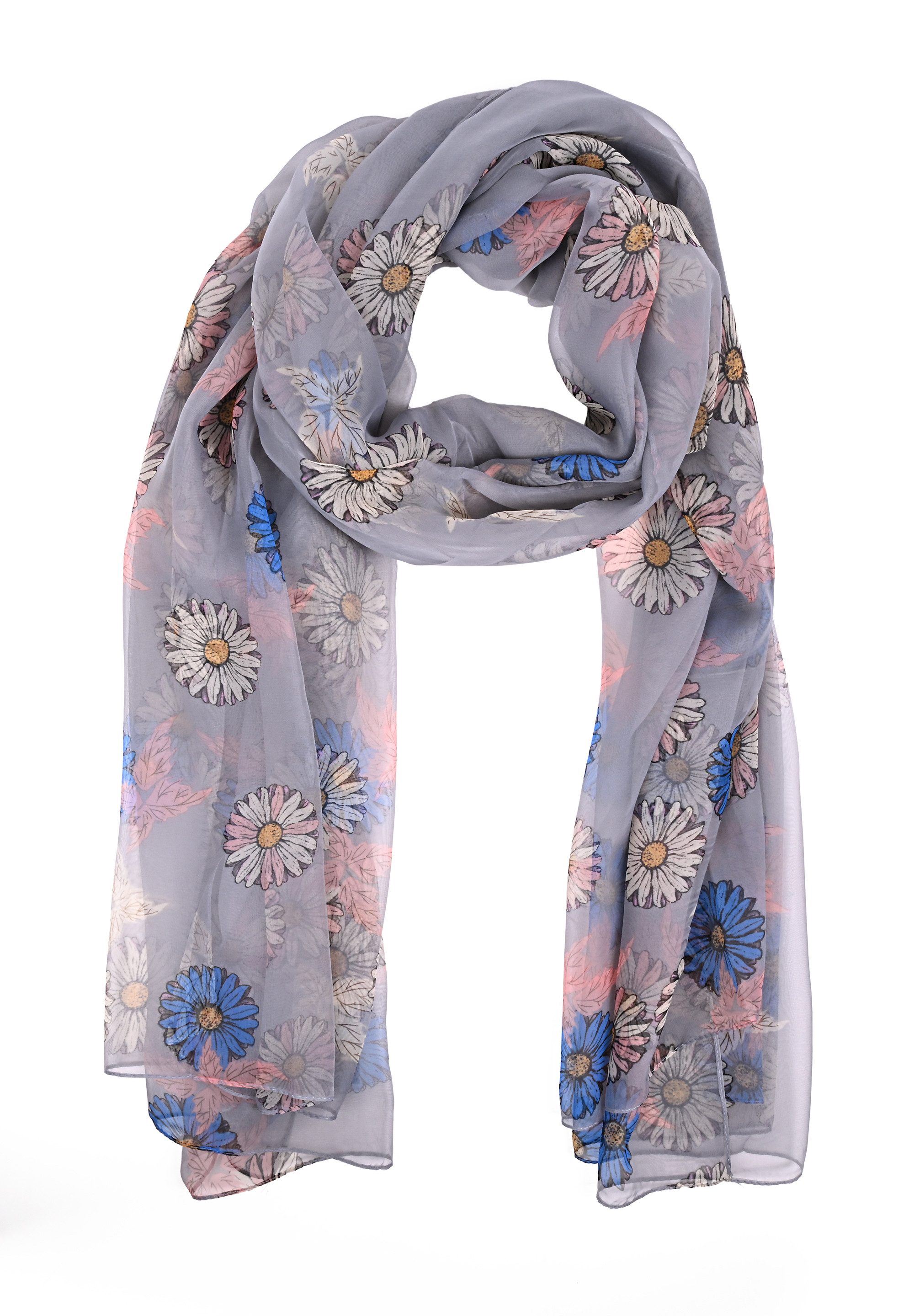 Goodman Design Modeschal Eleganter Chiffon-Schal mit Blumenmuster, Der Mate günstig online kaufen