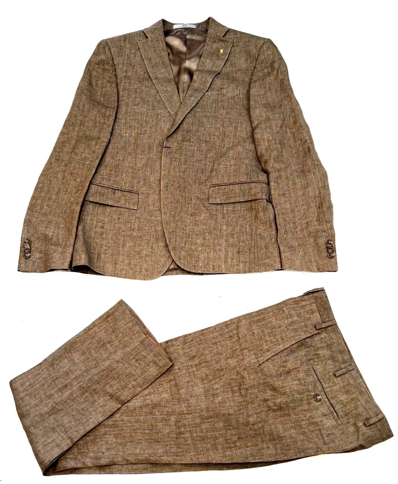 Corneliani Anzug Corneliani Herren Anzug, CORNELIANI C C COLLECTION Leinen Anzuge Elegant Look