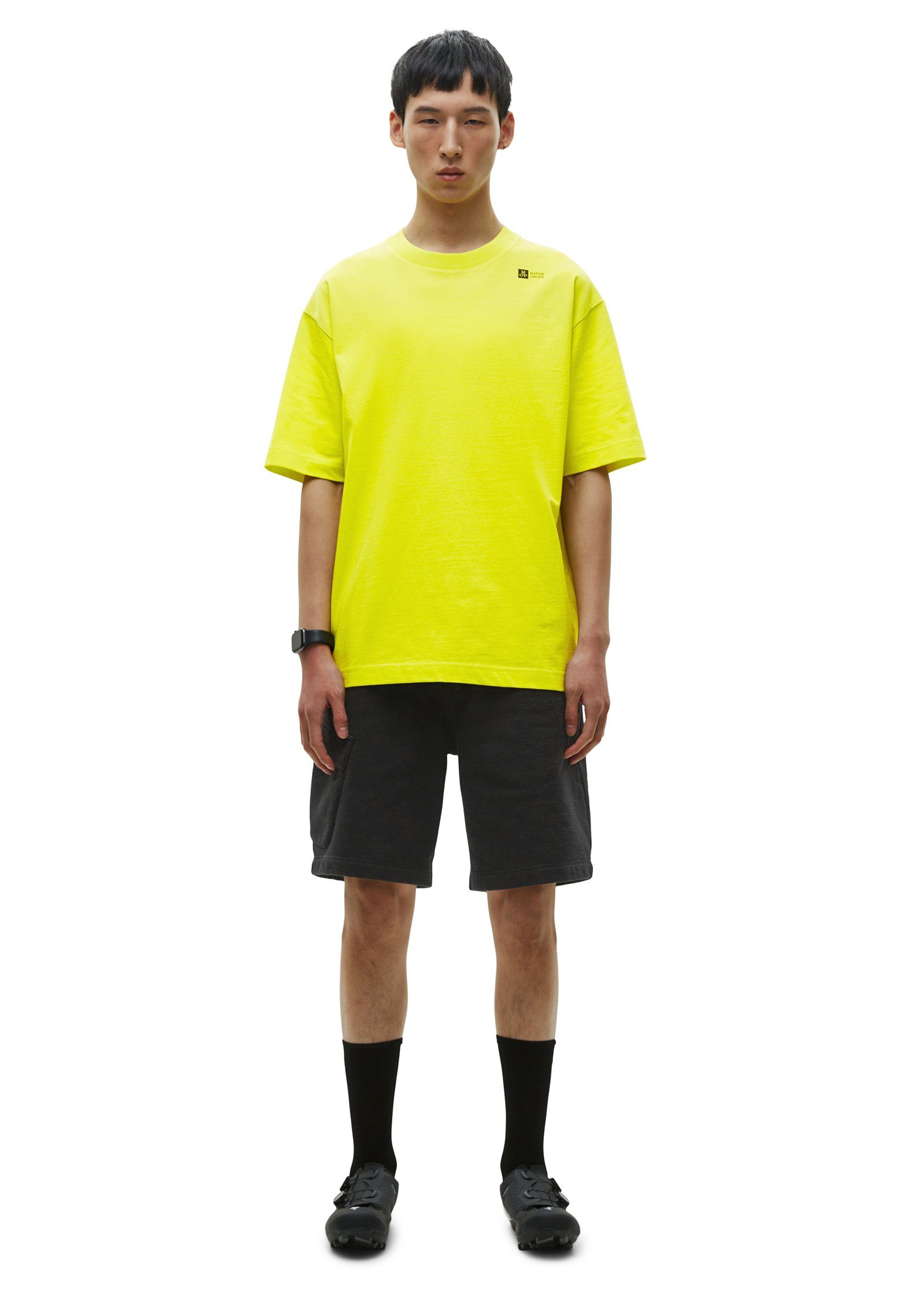 und gelb Rückenprint T-Shirt Logo O'Polo Marc mit