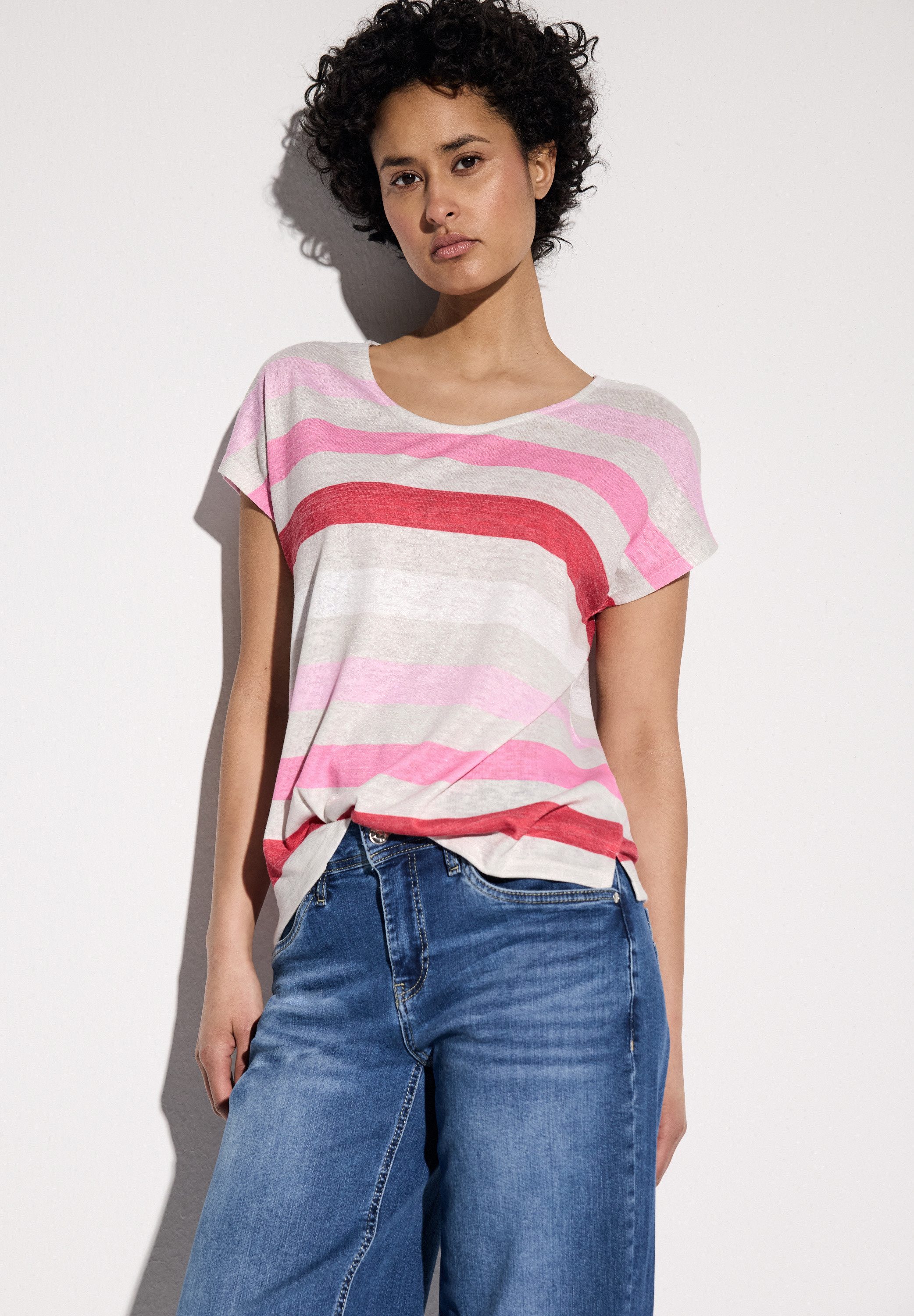 STREET ONE Shirttop mit Streifenmuster günstig online kaufen