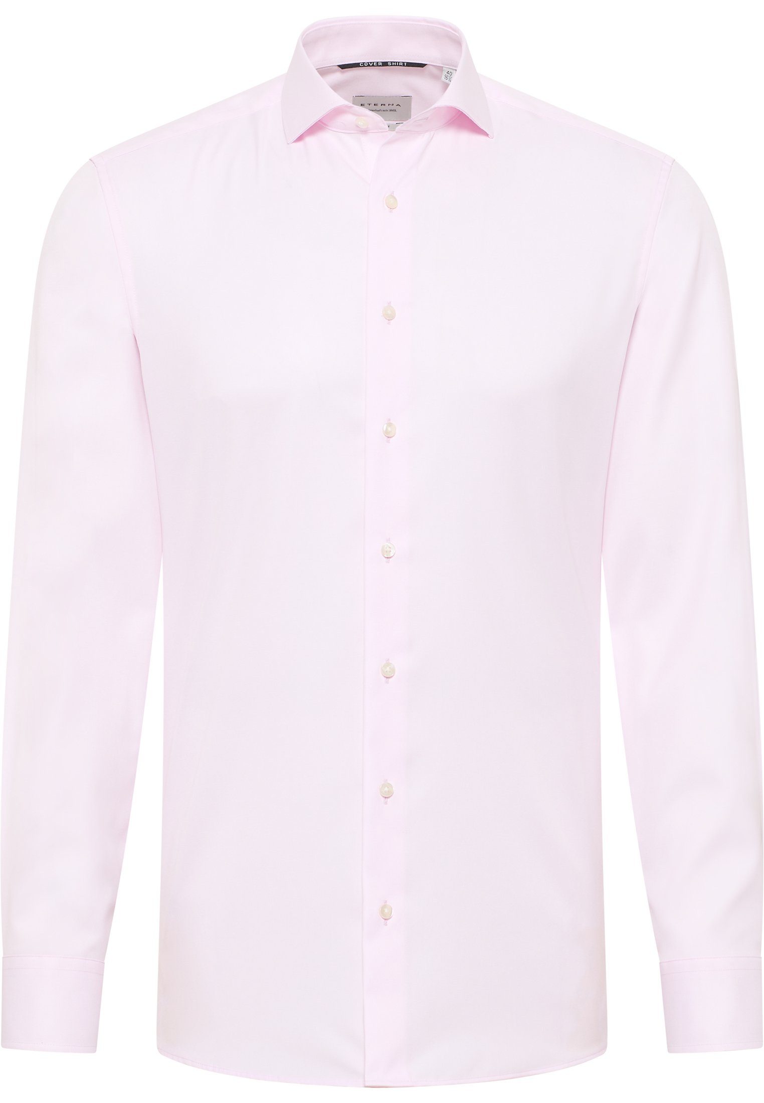 Eterna Langarmhemd SLIM FIT rosa
