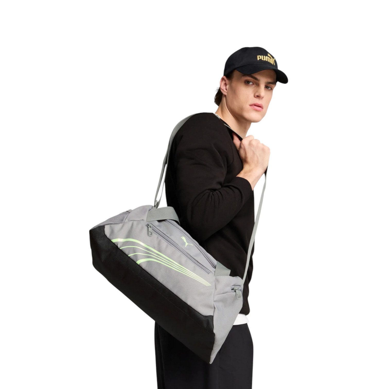 PUMA Sporttasche Fundamental XS 44x25,5x20,5 cm hellgrau günstig online kaufen