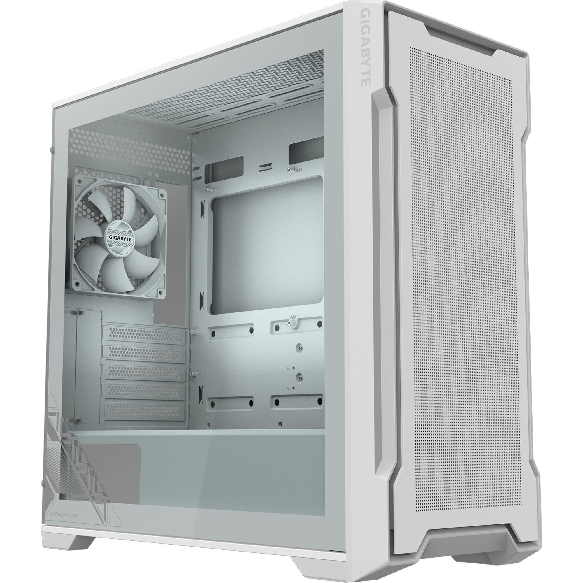 Gigabyte Корпуса ПК GIGABYTE C102 GIass Ice, Tower-Gehäuse, (Tempered