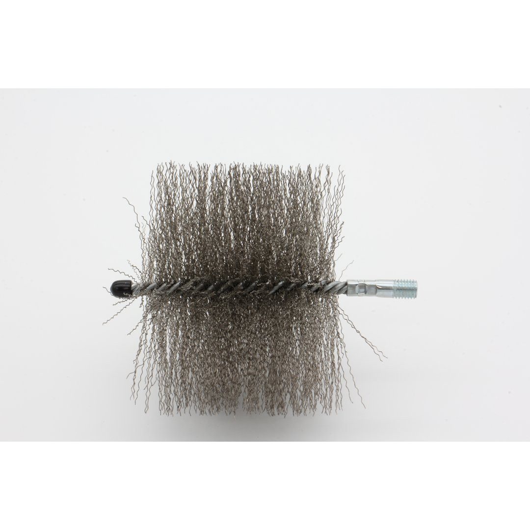 Feuercampus Schornstein Rohrbürste - Ø 150 mm - Edelstahl gewellt - 0,45 mm