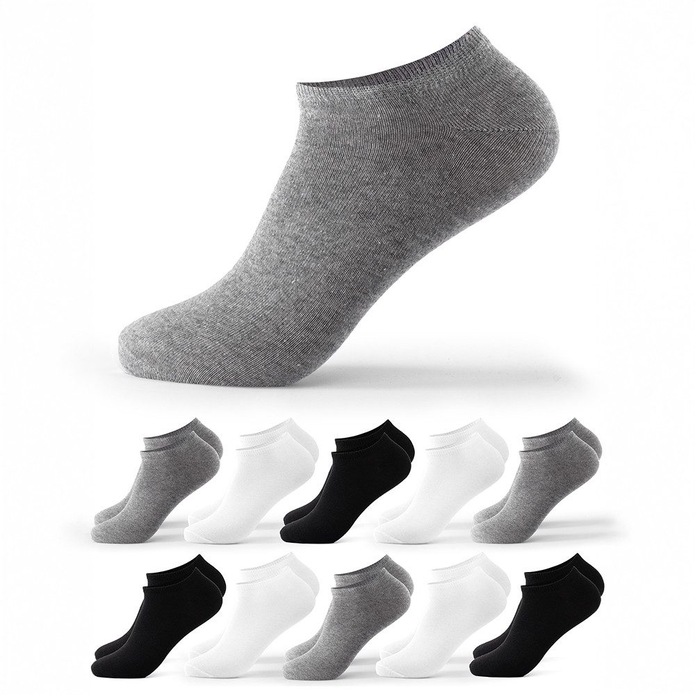 OCCULTO Sneakersocken Damen Sneakersocken 10er Pack (Modell: Alexa) (10-Paar)