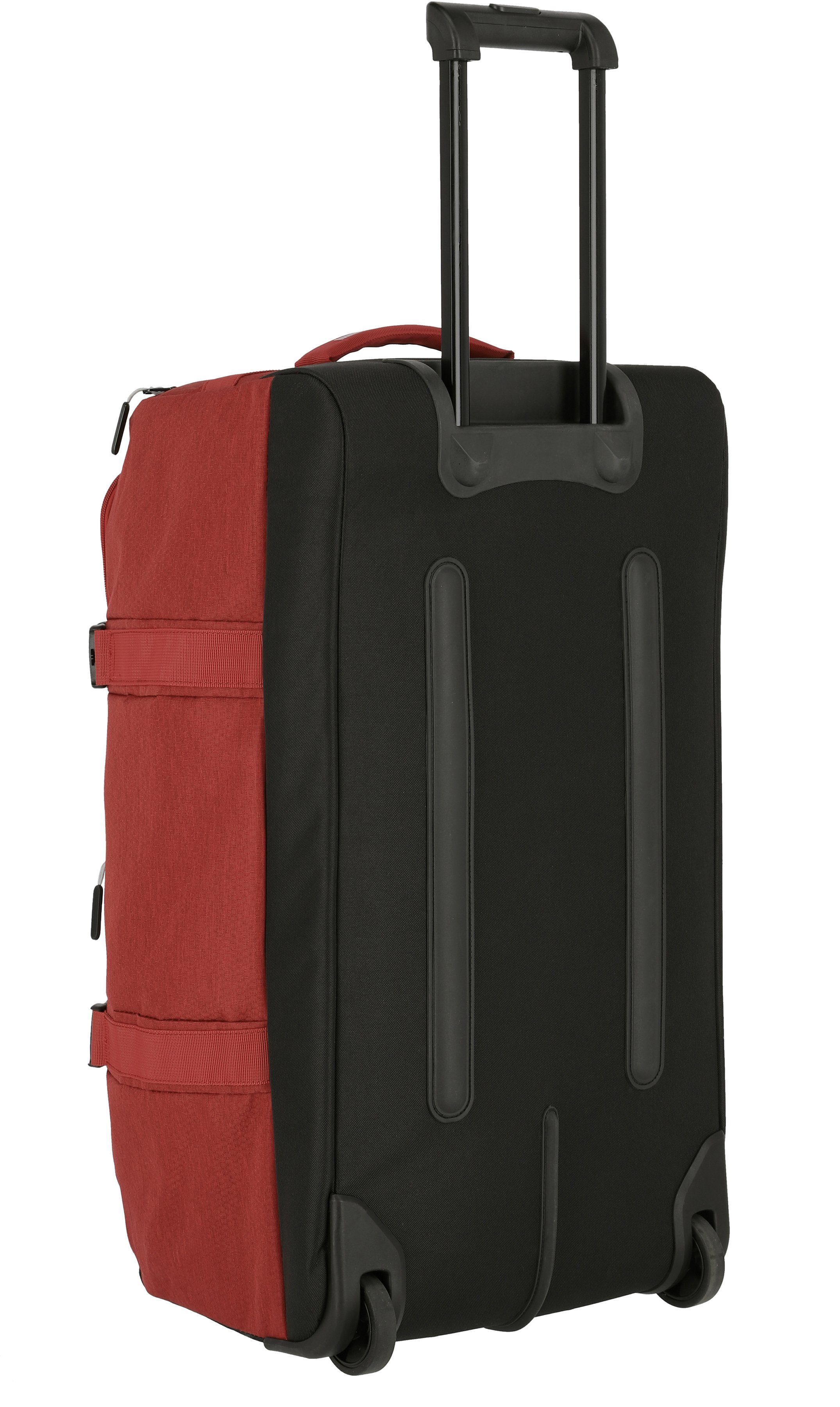 travelite Reisetasche Kick Off L, 68 mit cm, rot Trolleyfunktion