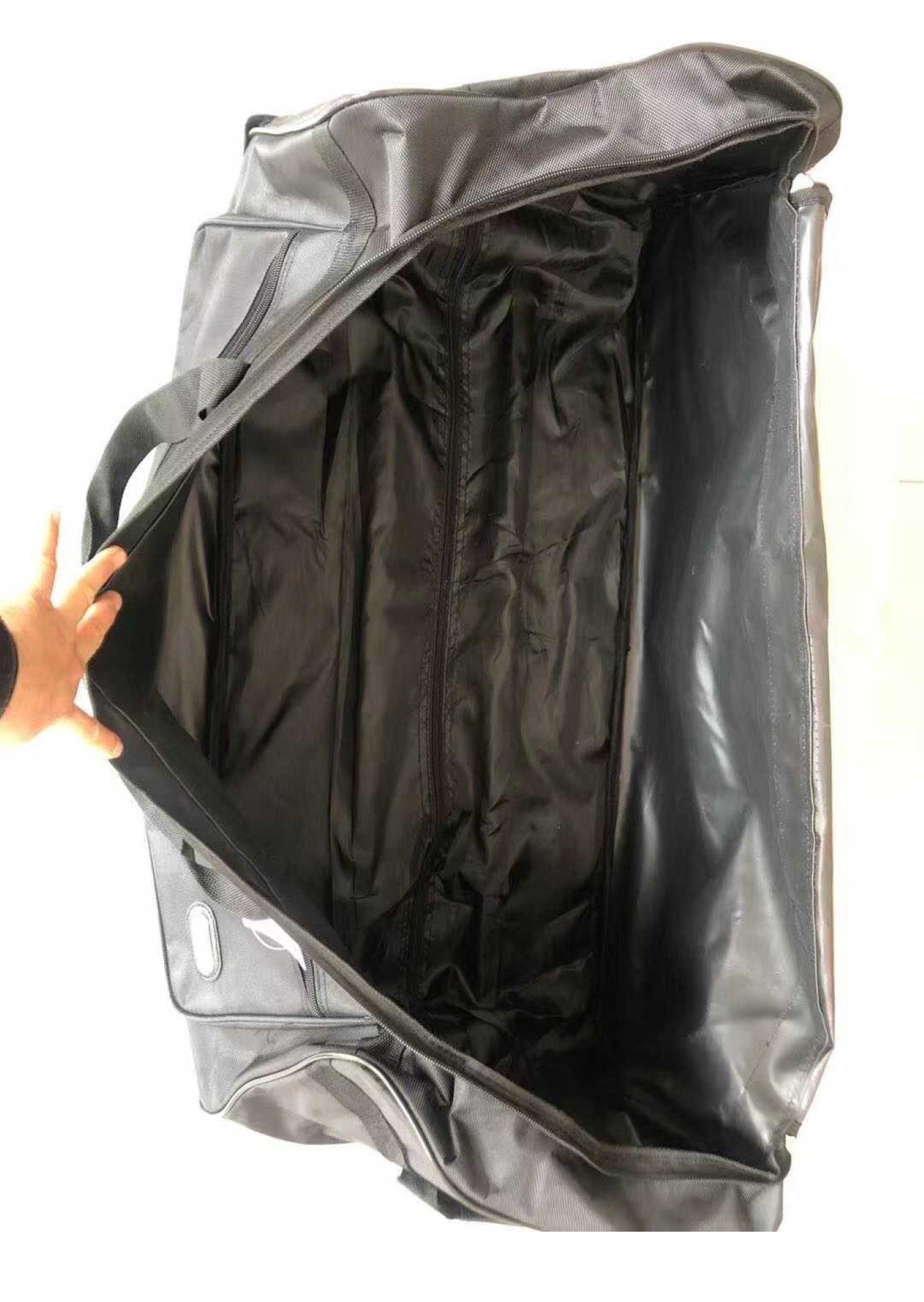 Cheffinger Reisetasche Gepäcktasche mit 3 Rollen Trolley Handgepäck Reisetasche Reisegepäck