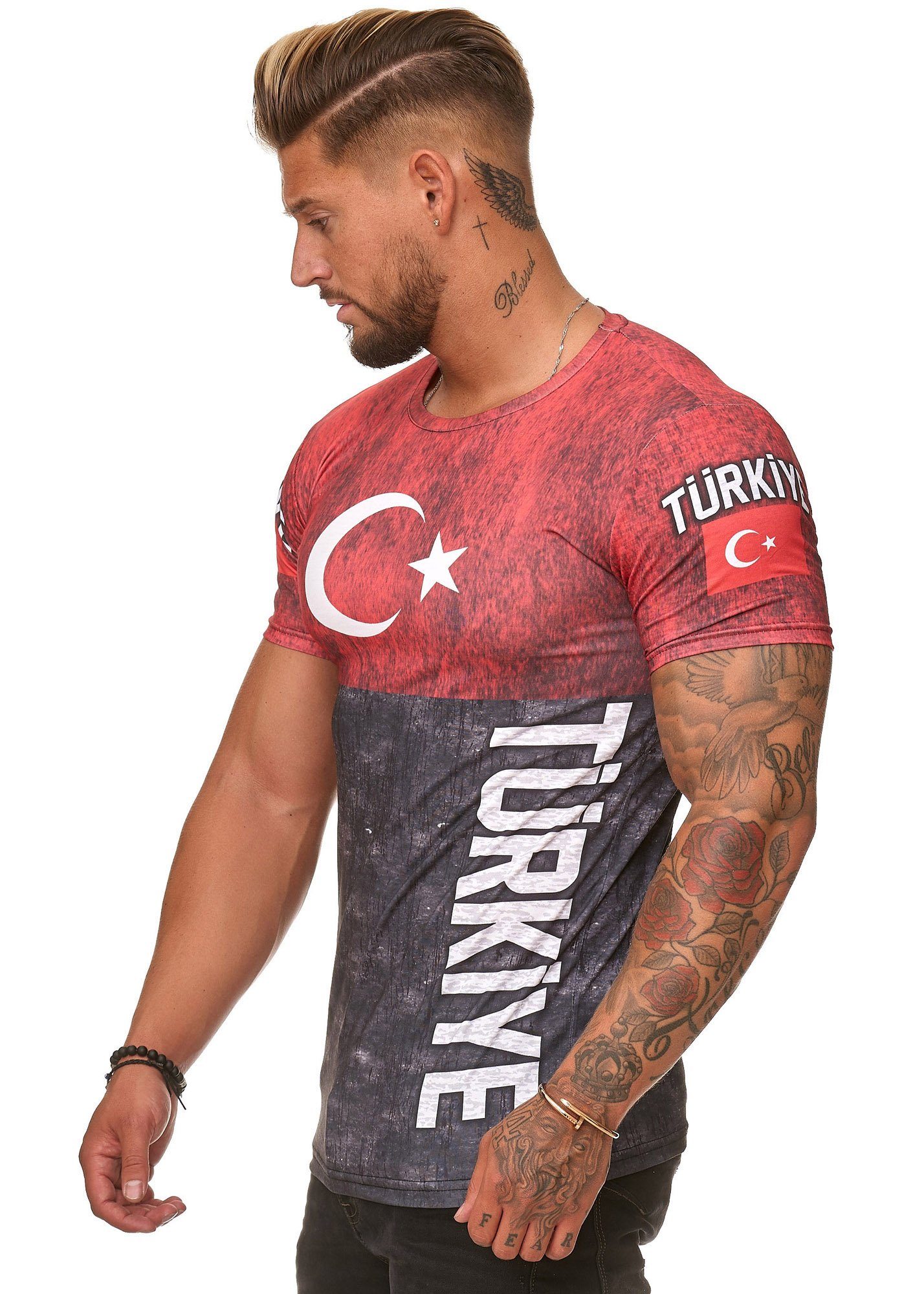 T-Shirt Türkei Shirt 1186 (1-tlg) Code47