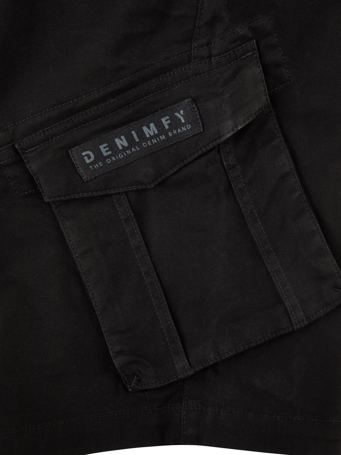 DENIMFY Cargoshorts Herren Shorts DFPhil Regular Fit Bermudashorts mit Gürtel – Bild 4 von 5