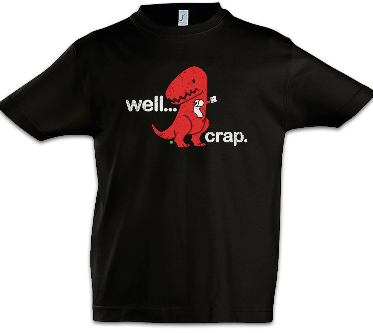 Print-Shirt Well Crap Kinder T-Shirt Tyrannosaurus Rex T-Rex Dinosaurier Dino