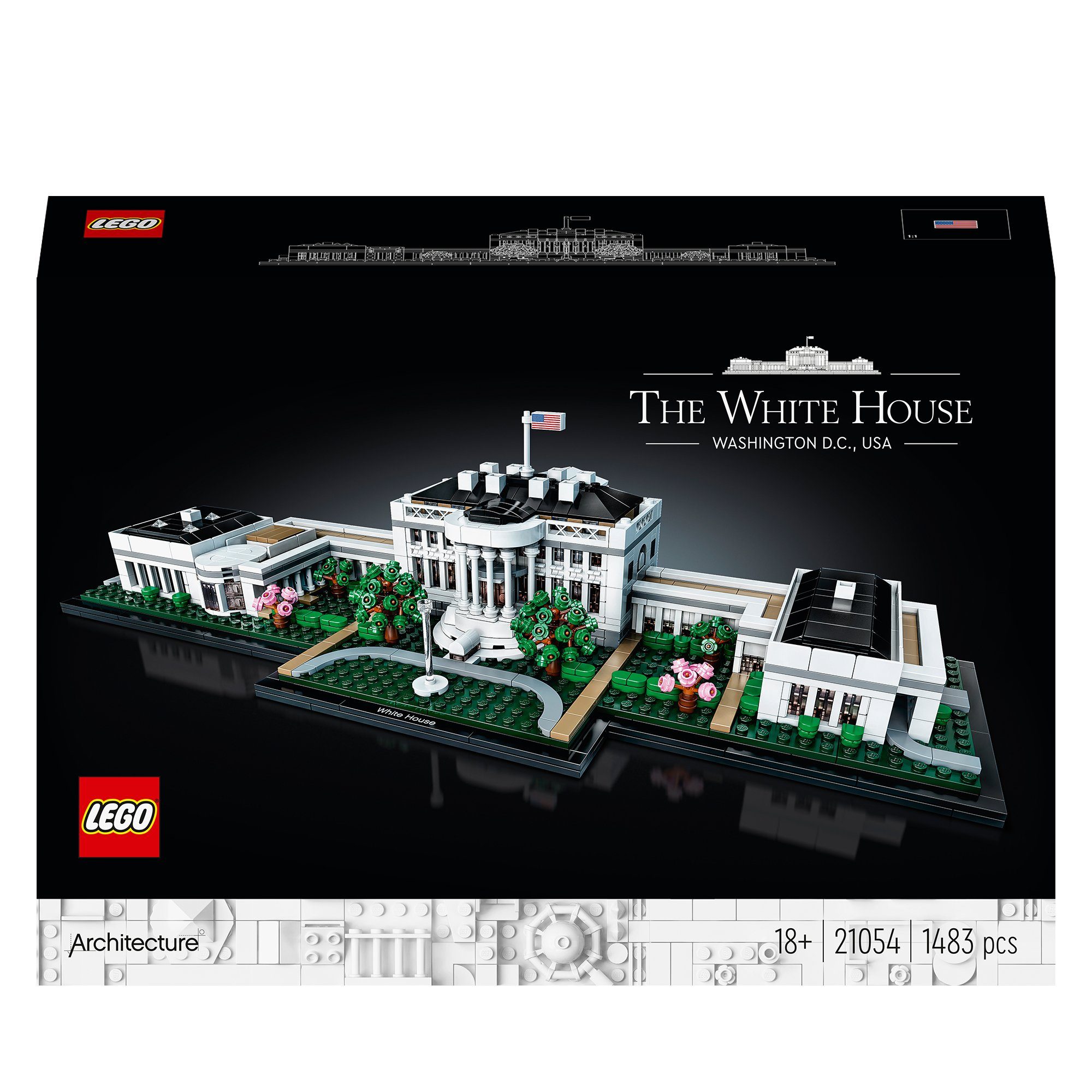 LEGO Das Weiße Haus Konstruktionsspielsteine