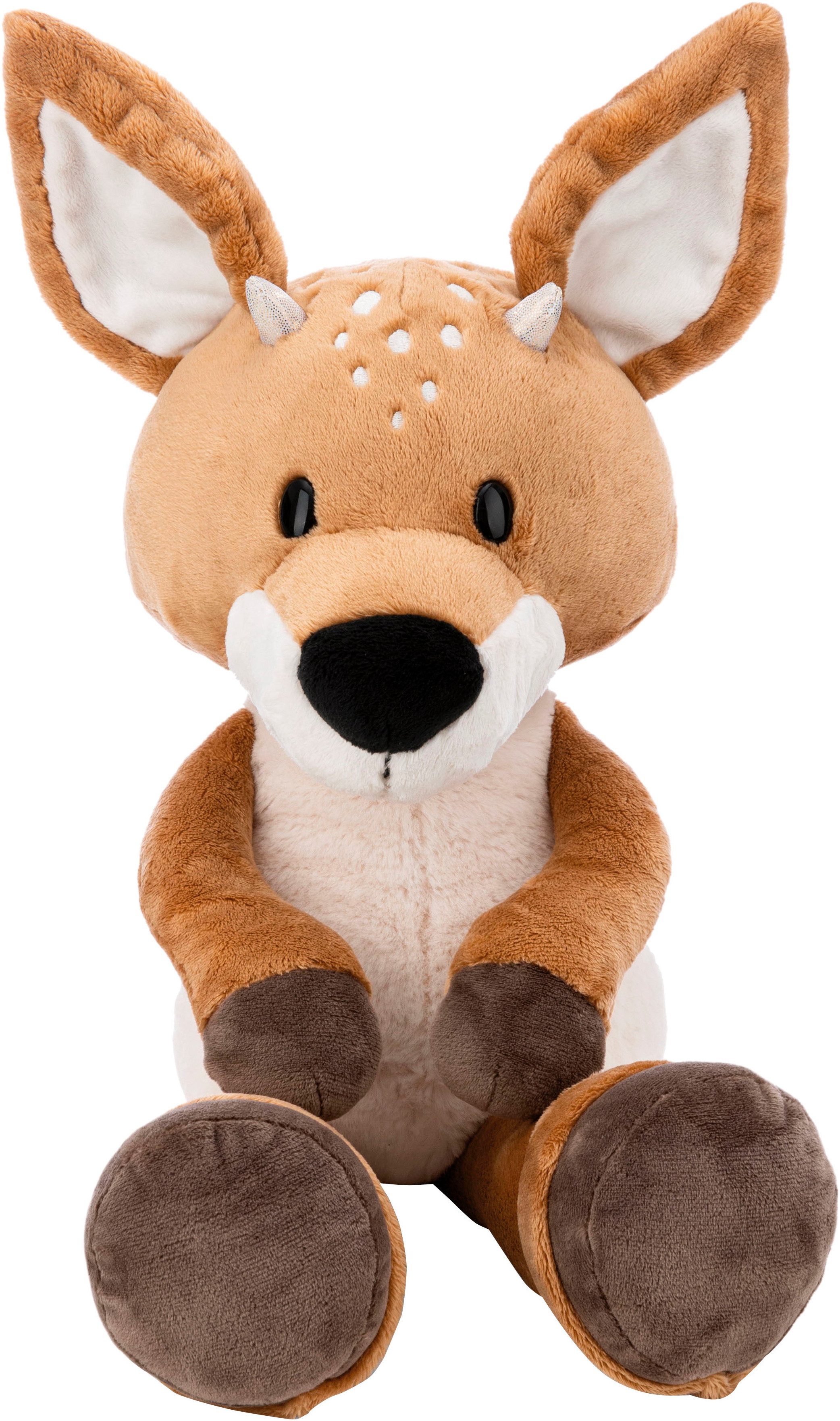 Nici Kuscheltier Forest Friends, Rehbock René Roebuck, 35 cm schlenkernd, enthält recyceltes Material