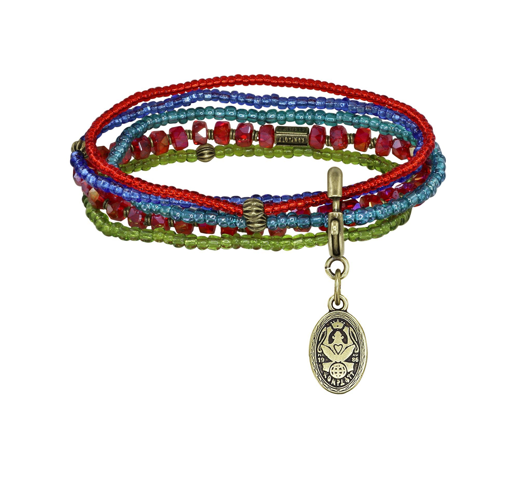 KONPLOTT Armband KONPLOTT Armband Petit Glamour d´Afrique antik Messing multi