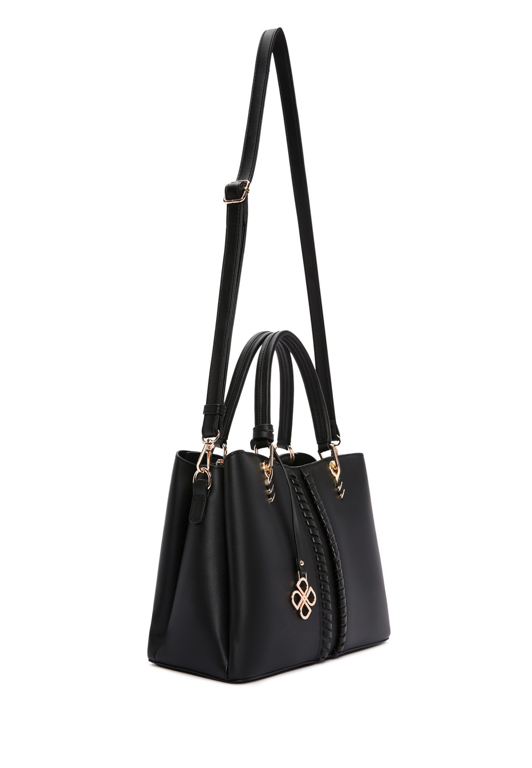 Derimod Umhängetasche Handtasche aus Kunstleder, Kunstleder, Schulterriemen, Mittel