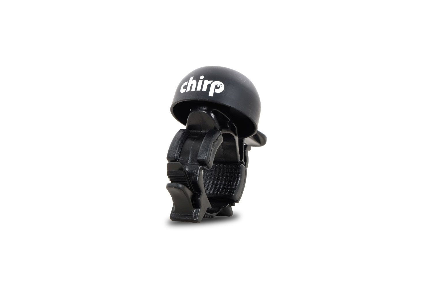 Chirp Fahrradklingel Miniclip Glocke, schwarz matt