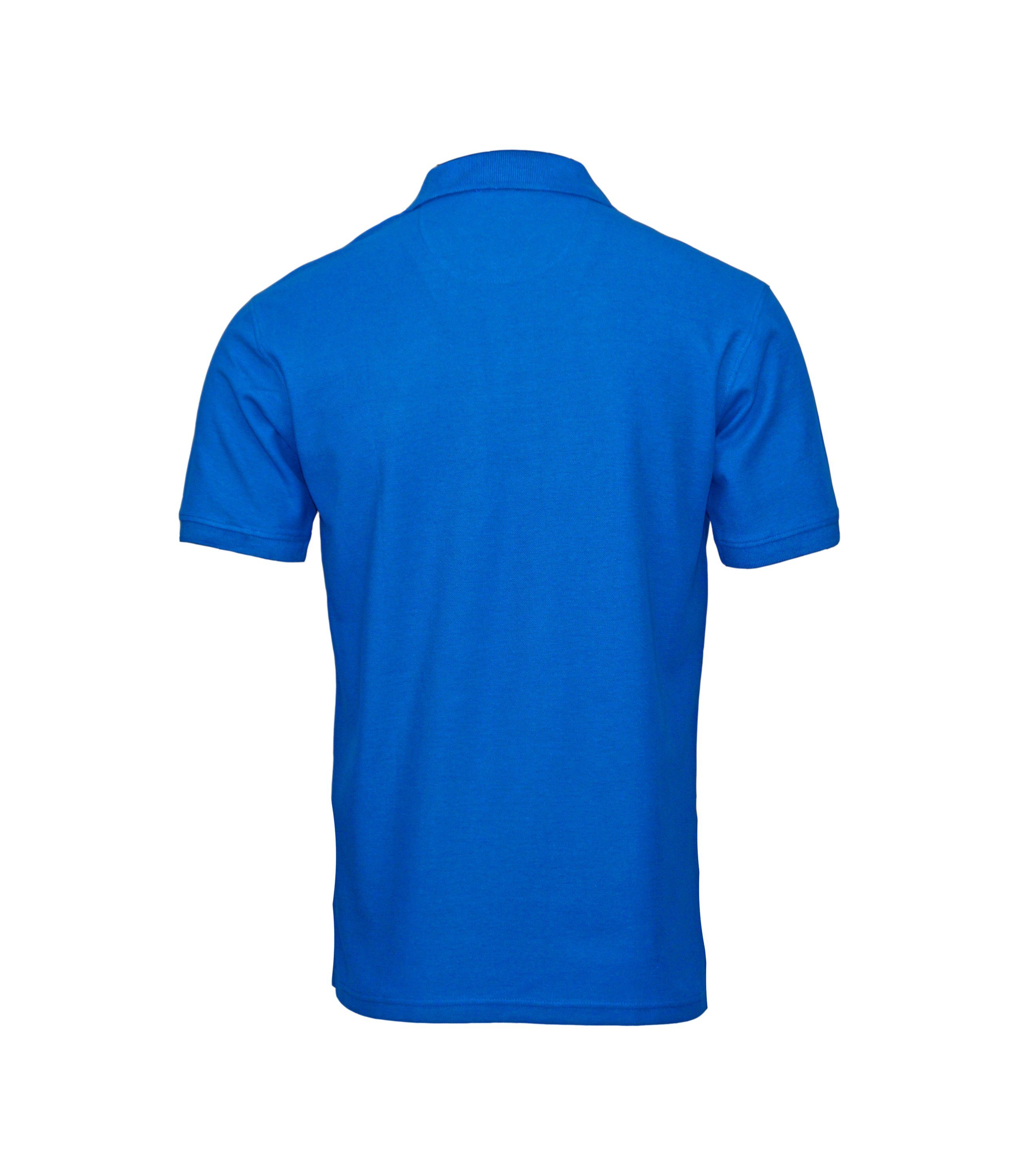 U.S. Polo Assn Poloshirt Basic blau (1-tlg) Shirt Poloshirt Shortsleeve Polo