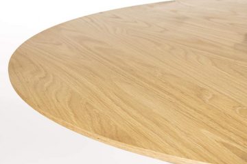 Zuiver Esstisch Tisch Esstisch LOTUS Rund Ø 120 cm von Zuiver Eiche furniert