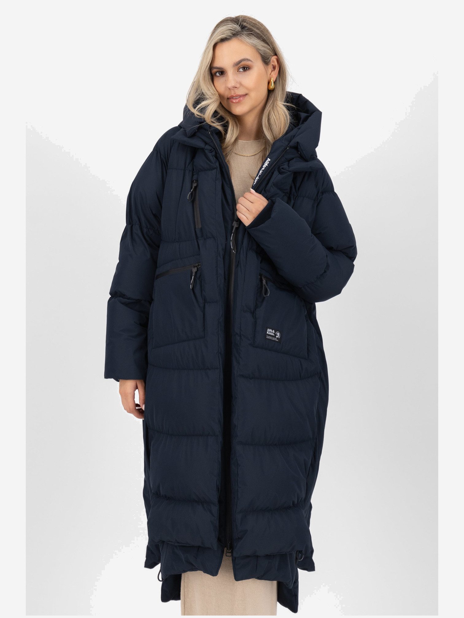 Alife & Kickin Wollmantel RihannaAK A Puffer Coat CS Parka, Winterjacke