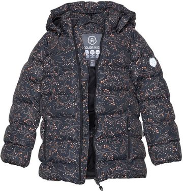 COLOR KIDS Winterjacke Ski Jacket -Quilt-AOP