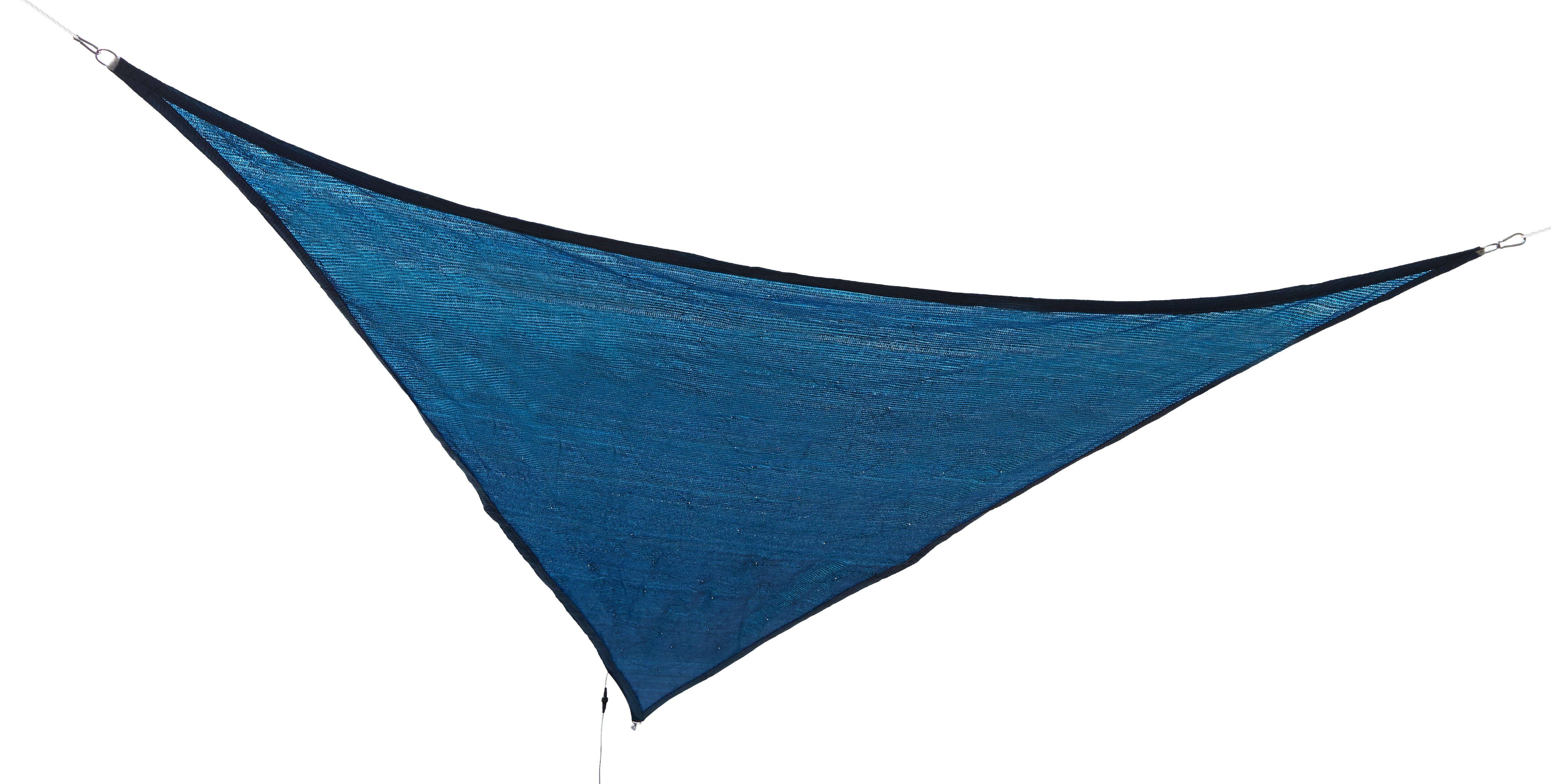 Northpoint Sonnensegel Sonnensegel mit LED Solar Beleuchtung, dreieckig, ca. 3,25x3,25x3m, Polyethylen,mit Lichterkette 110 Leds