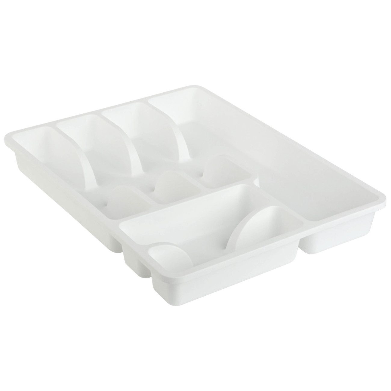 Engelland Besteckkasten Besteckeinsatz für Schubladen 30 cm (Vorteils-Set, 1 St., 38 x 29 x 5 cm), BPA-frei, robuster PP-Kunststoff, für alle handelsüblichen Schubladen