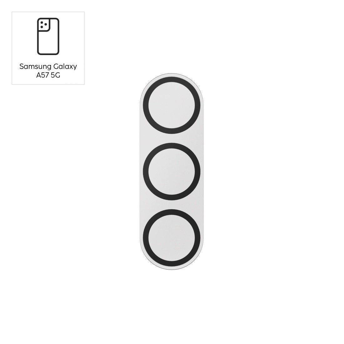 Hama Kameraschutzglas Handy Schutzglas Sicherheitsglas Samsung Galaxy A37 5G für Samsung Galaxy A 57 5G, Samsung Galaxy A37 5G, 9H Härte, Kratzfest, Stoßfest, p – Bild 2 von 5