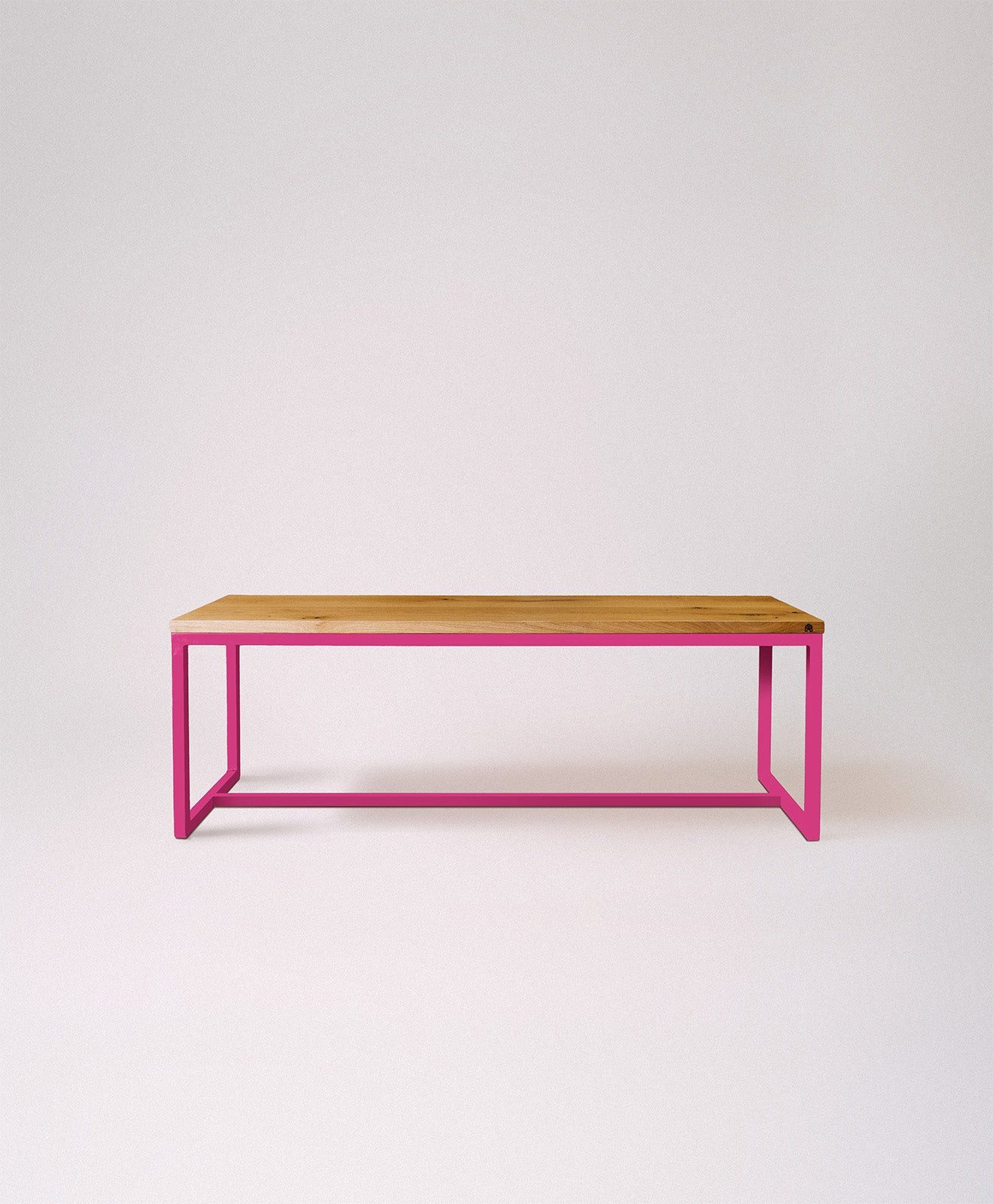 KAWENTSMANN Sitzbank Sitzbank Holz & Stahlgestell mit Mittelstrebe TALON