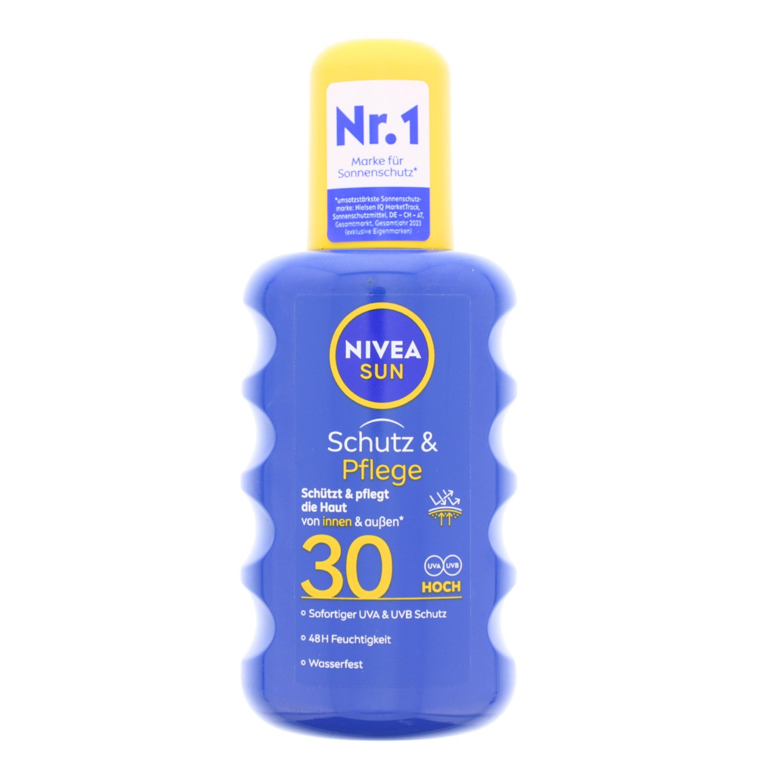 Sonnenschutzlotion NIVEA SUN Schutz & Pflege Sonnenspray LSF30 Feuchtigkeitsspendender So