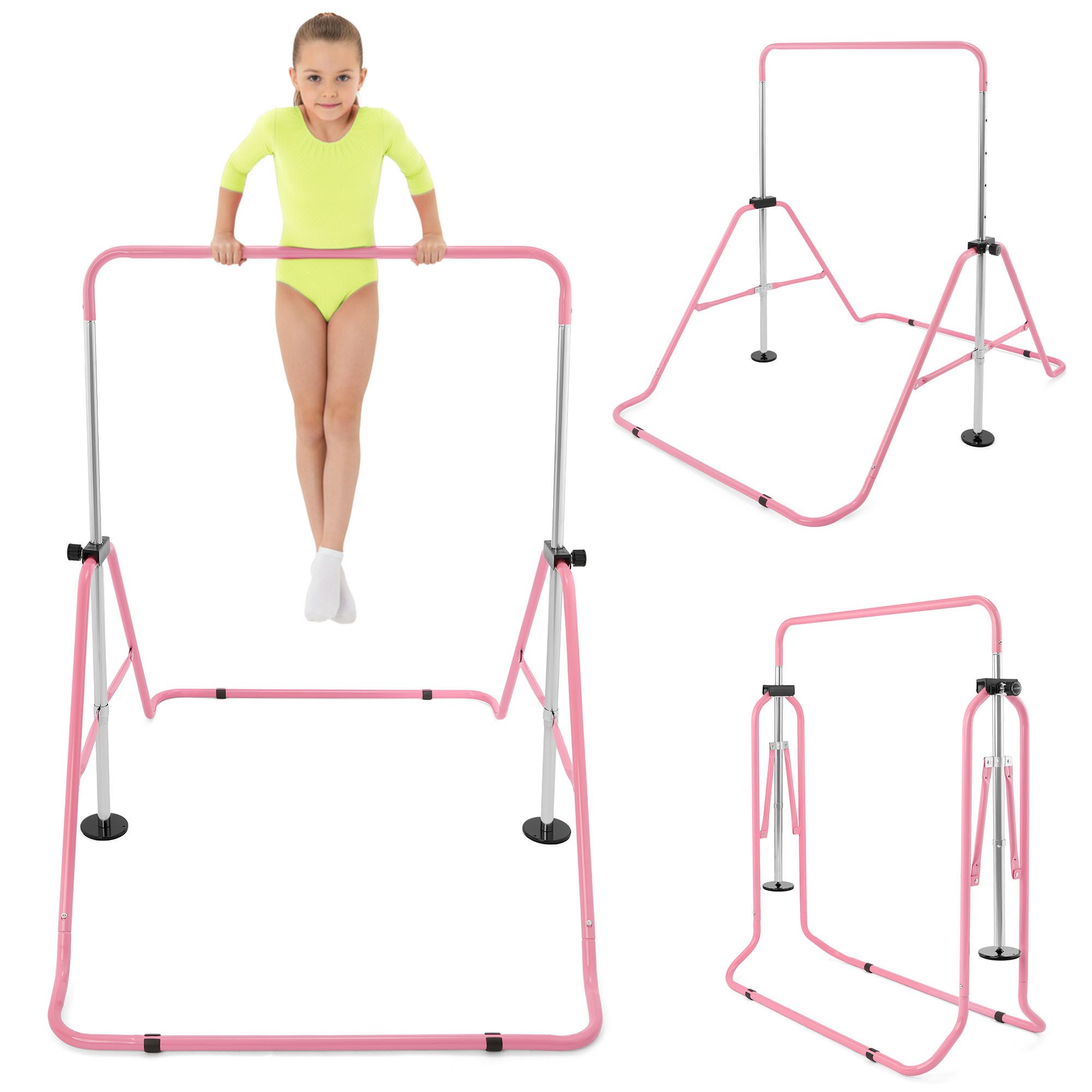 HyperMotion Gymnastikstäbe HyperMotion Gymnastikstange klappbar höhenverstellbar pink