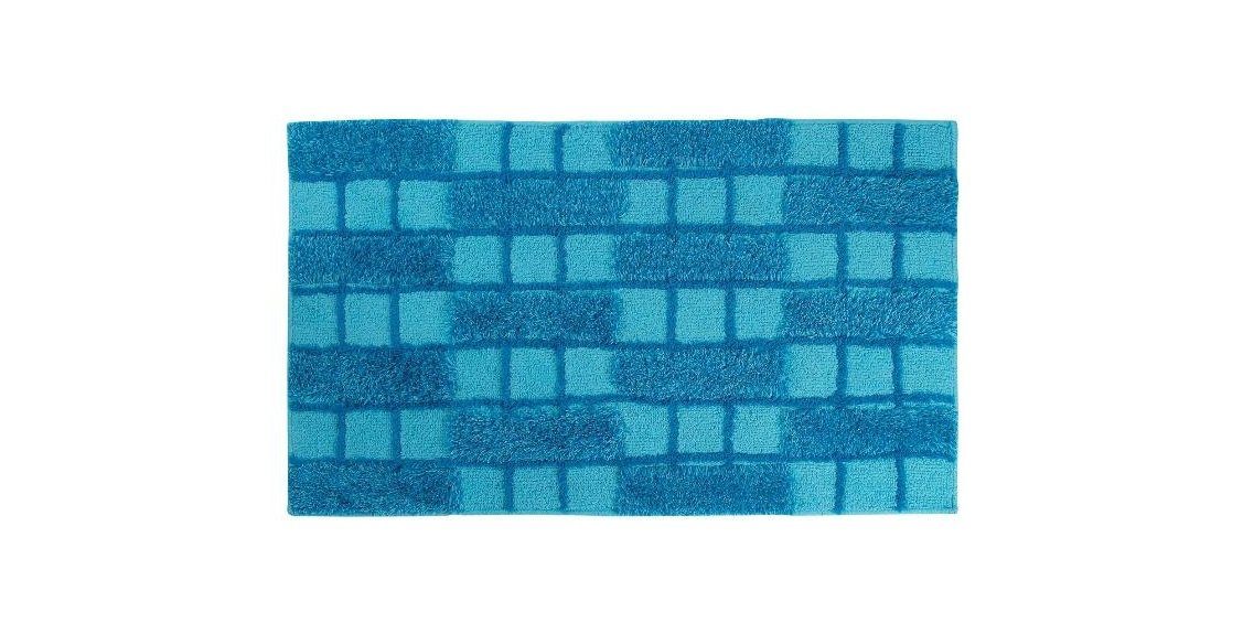 Sanwood Teppich Badteppich Badvorleger DALIA 60 x 100 cm, türkis