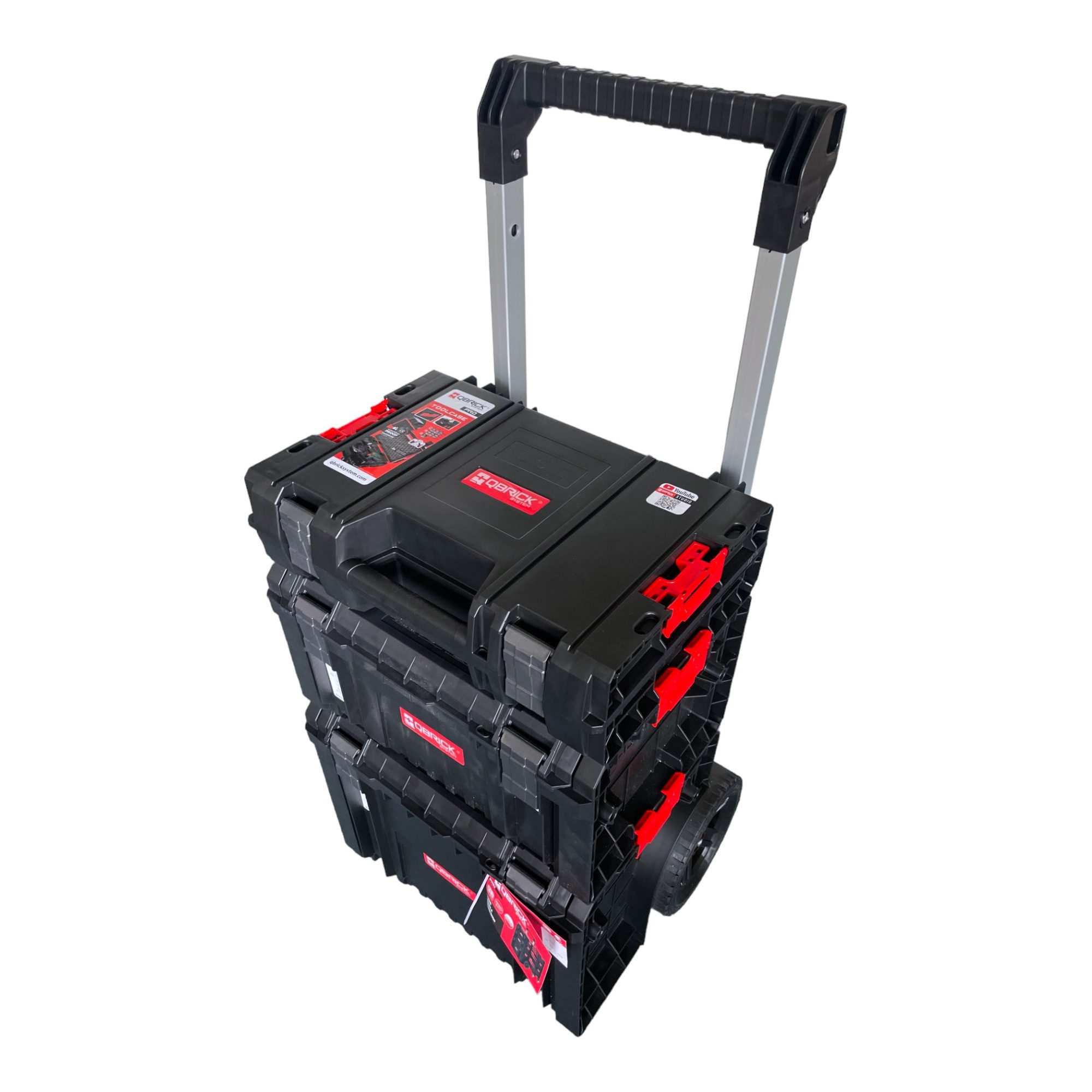 QBRICK System Werkzeugkoffer PRO Set 1 2.0 Plus Koffer Set + PRO Toolcase + PRO Toolbox + PRO Cart