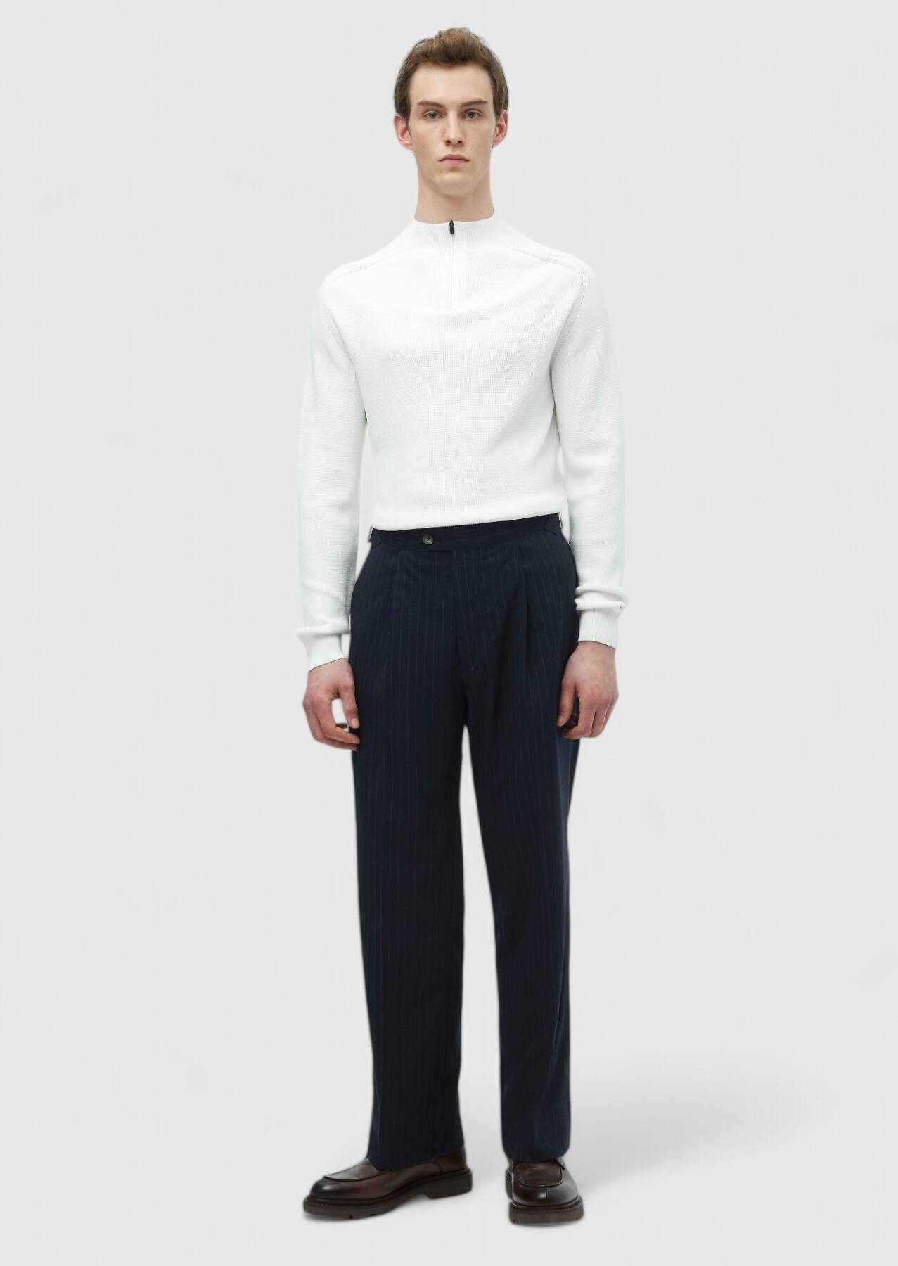 RAMSEY Chinohose Gewebte Freizeithose